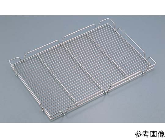 アズワン 18-8 ニュー・フチ付かご 617×417×45mm #6040S 1個（ご注文単位1個）【直送品】