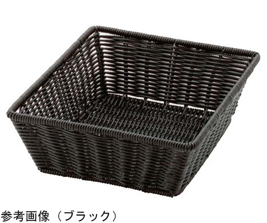 アズワン ベーカリーバスケットGN長角1/2サイズ H100mm ブラウン BB-432-BR(ブラウン) 1個（ご注文単位1個）【直送品】