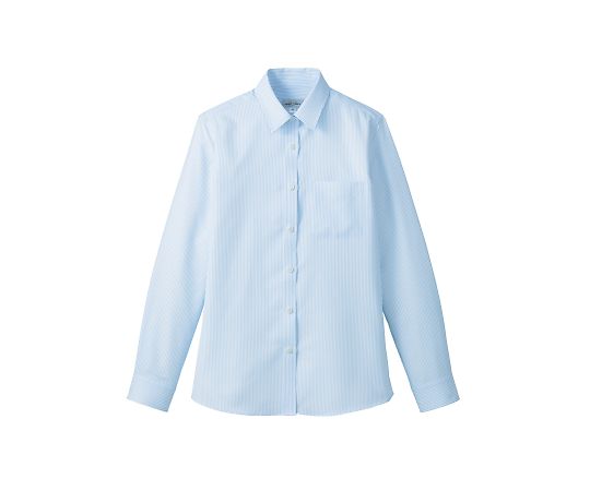 FACE 吸水速乾レディス長袖シャツ ブルー 5G FB4030L-6 5G 1枚（ご注文単位1枚）【直送品】