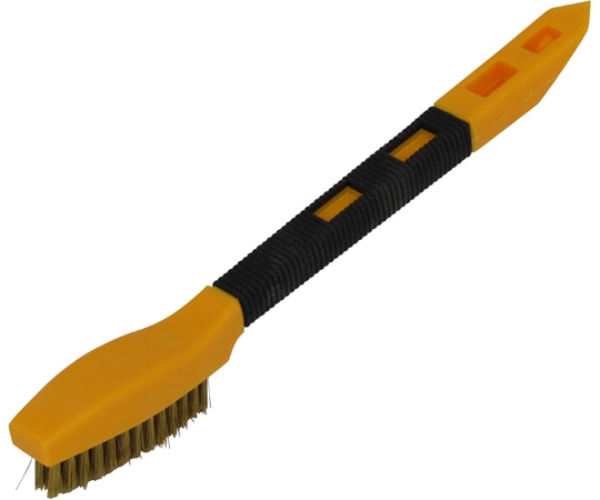 SUN UP スクレパー付Gブラシ ハンディー シンチュウ 1個(ご注文単位1個)【直送品】
