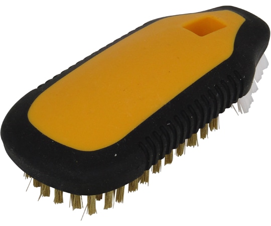 SUN UP ミニブラシ付Gブラシ 小判型 シンチュウ+PP 1個(ご注文単位1個)【直送品】