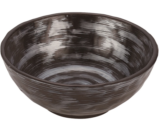 福井クラフト 丸小鉢 錆茶銀刷毛目塗 φ112mm 50021879 1個(ご注文単位1個)【直送品】