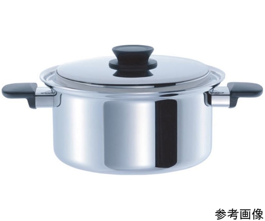 ウルシヤマ金属工業 エテルナ 両手深型鍋 3.2L 20cm 1個（ご注文単位1個）【直送品】