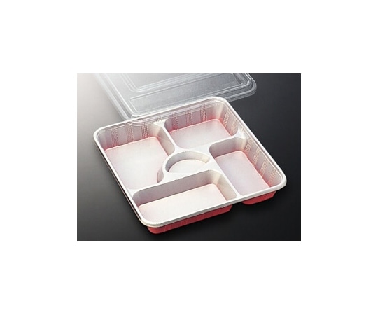 中央化学 仕出弁当 DX仕切 R-5-N 透明蓋付 240枚 95729 1ケース(ご注文単位1ケース)【直送品】