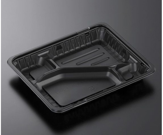 中央化学 弁当容器 CTガチ弁L IK24-20C2 BK身 800枚 138099 1ケース(ご注文単位1ケース)【直送品】