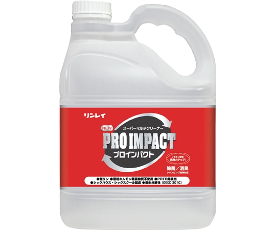 リンレイ NEWプロインパクト エコボトル 4L 3本セット 791636 1箱(ご注文単位1箱)【直送品】