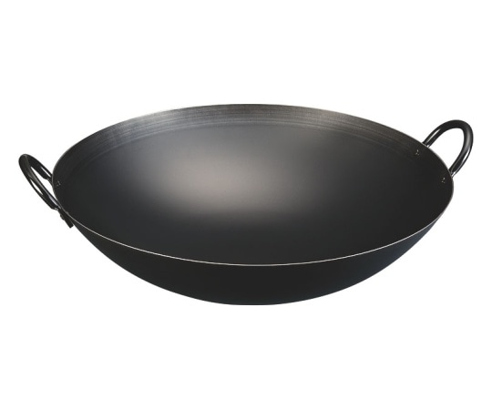 カンダ 神田鉄鍋/鉄プレス両手中華鍋 57cm  1個（ご注文単位1個）【直送品】