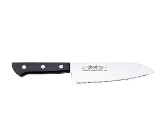 正広 三徳型 MV黒合板柄 波刃  1本（ご注文単位1本）【直送品】