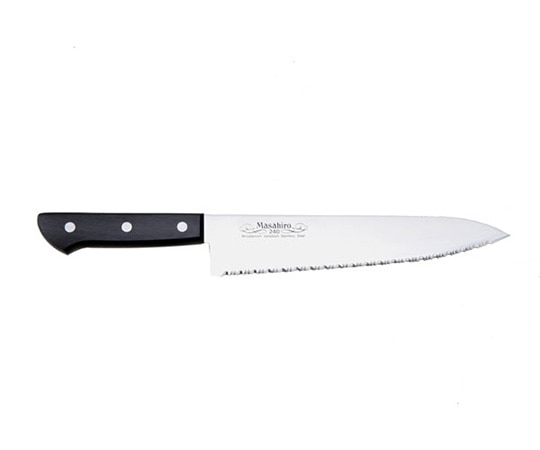 正広 波刃 MV黒合板柄 240mm  1本（ご注文単位1本）【直送品】