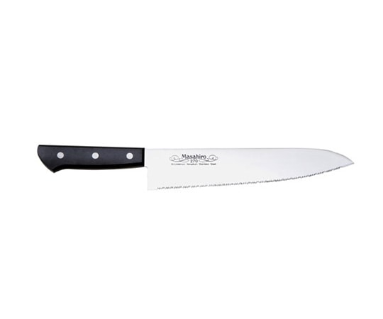 正広 波刃 MV黒合板柄 270mm  1本（ご注文単位1本）【直送品】