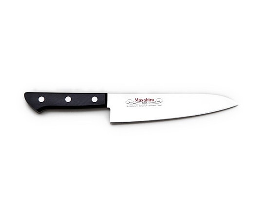 正広 牛刀 MV黒合板 180mm  1本（ご注文単位1本）【直送品】