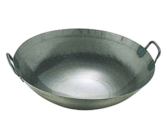 山田工業所 鉄打出広東鍋(取手溶接)39cm 1個(ご注文単位1個)【直送品】