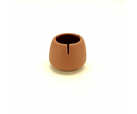 和気産業 ワイドフェルトキャップ 丸脚用 32-45mm 薄茶 4個入 GK-703 1袋(ご注文単位1袋)【直送品】