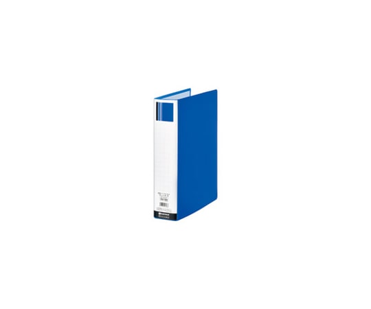 スマートバリュー パイプ式ファイル 両開きSE 青 D175J-BL 1冊(ご注文単位1冊)【直送品】