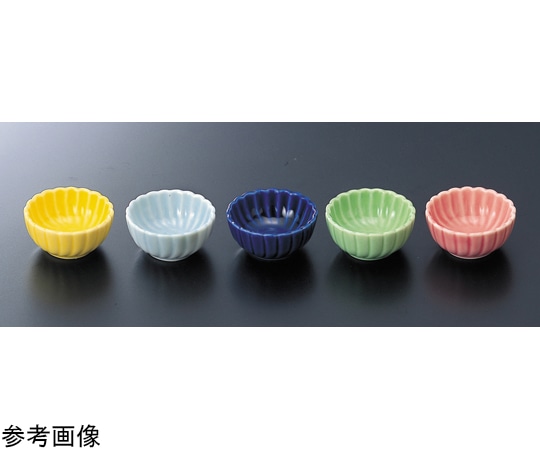福井クラフト 陶)菊鉢(小)グリーン 12015140 1個(ご注文単位1個)【直送品】