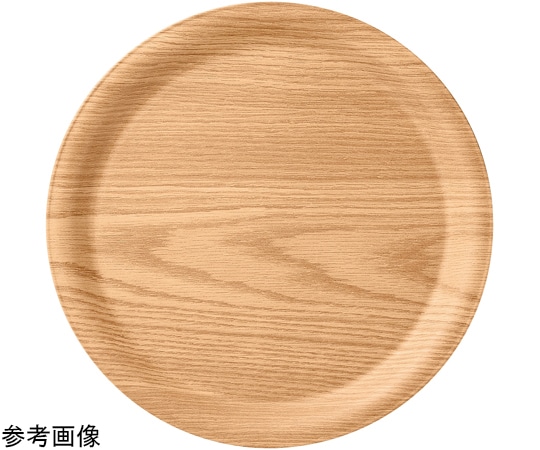 福井クラフト 耐熱木)φ36.5cm 丸トレー ナチュラルブラウンSL 17416120 1個（ご注文単位1個）【直送品】