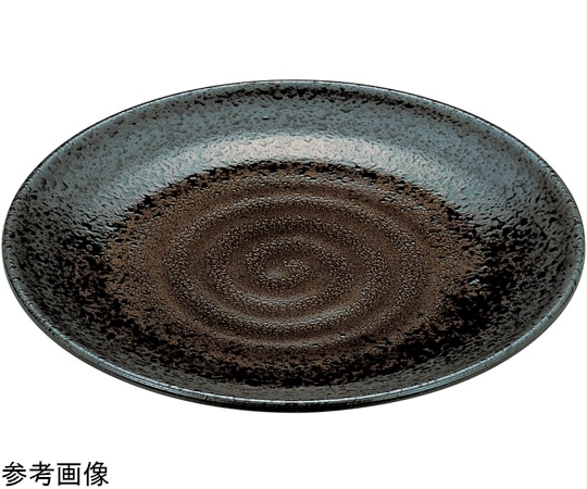 福井クラフト 7寸 神龍皿 黒柚流し 51402420 1個（ご注文単位1個）【直送品】