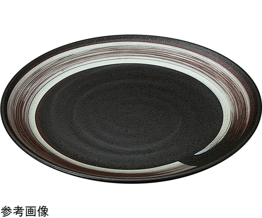 福井クラフト 尺3寸 神龍皿盛鉢 黒に二色一筆 80521220 1個（ご注文単位1個）【直送品】
