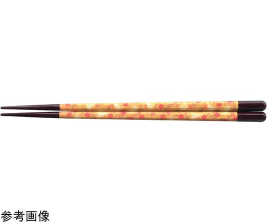 福井クラフト PBT22.2cm 六角木目箸 千代紙花うさぎ 90031552 1個（ご注文単位1個）【直送品】