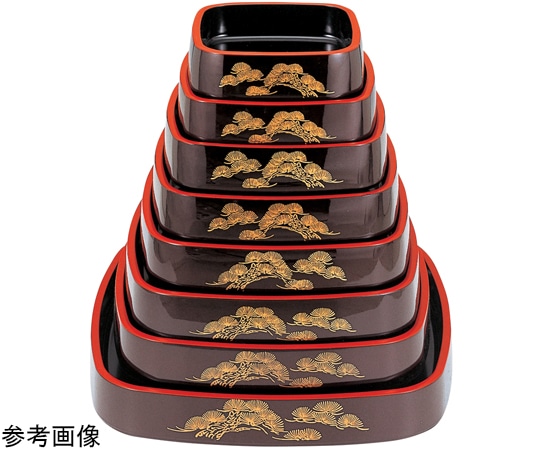 福井クラフト 三味胴8寸 溜パール松 70014000 1個（ご注文単位1個）【直送品】