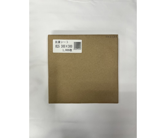 金本セロファン 抗菌シート 25μ 300×300mm 1,000枚×5冊入 1箱(ご注文単位1箱)【直送品】