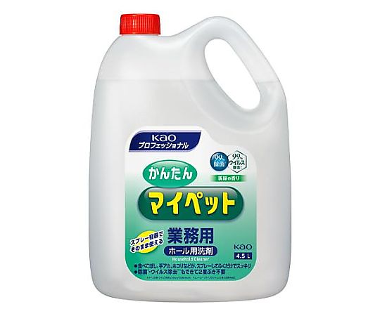 花王プロフェッショナルサービス 厨房用洗剤(カンタンマイペット) 4.5kg×4個 EA922KA-7B 1箱(ご注文単位1箱)【直送品】