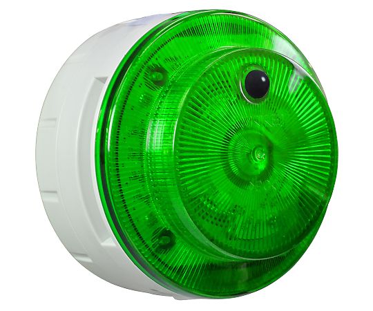 日惠製作所 電池式LED多目的警報器 ニコUFOmyobo(緑) 道路工事 接点 VK10M-B04NG-DK 1個(ご注文単位1個)【直送品】