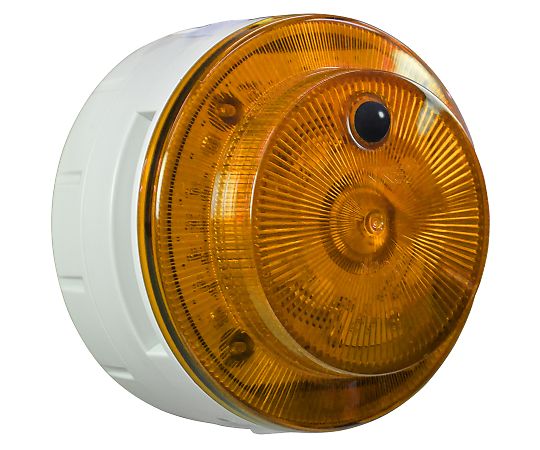 日惠製作所 電池式LED多目的警報器 ニコUFOmyobo(黄) 害獣対策 接点 VK10M-D48CY-GJ 1個(ご注文単位1個)【直送品】