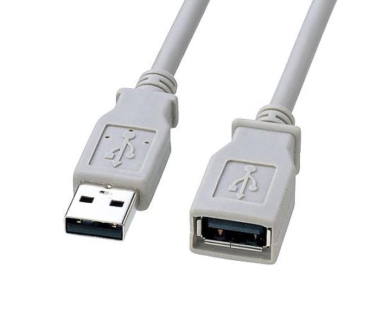 アズワン 3.0m USB延長ケーブル(A-A/2.0対応/ノンハロゲン EA764AJ-219 1個(ご注文単位1個)【直送品】
