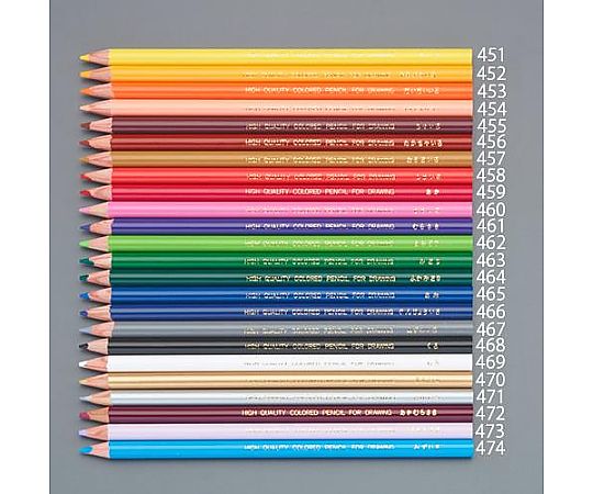 アズワン [水色] クーピー色鉛筆 EA765MV-474 1本(ご注文単位1本)【直送品】