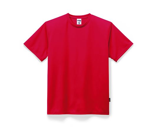 LIFEMAX 4.3オンスドライTシャツ(ポリジン加工) レッド S MS1154-3 S 1枚(ご注文単位1枚)【直送品】