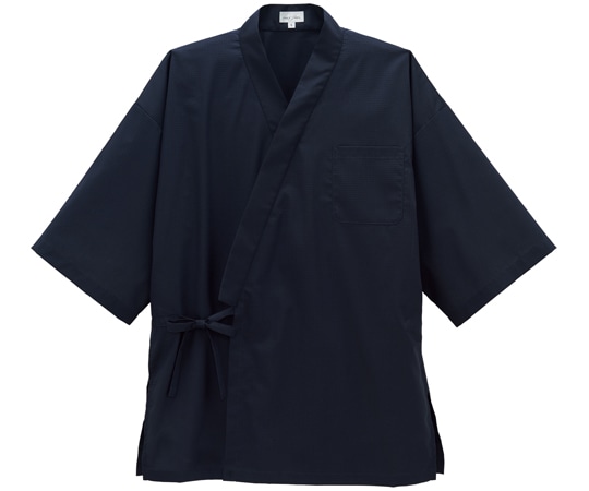 ボンマックス 作務衣(上衣) ネイビー 4L FJ0712U 1枚(ご注文単位1枚)【直送品】
