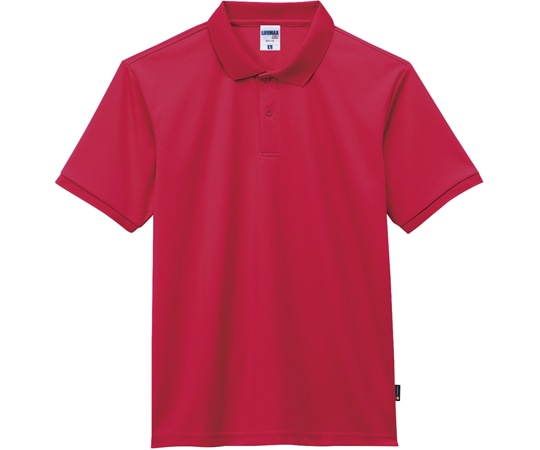 ボンマックス ベーシックドライポロシャツ(ポリジン加工) レッド LL MS3120-3 LL 1枚（ご注文単位1枚）【直送品】