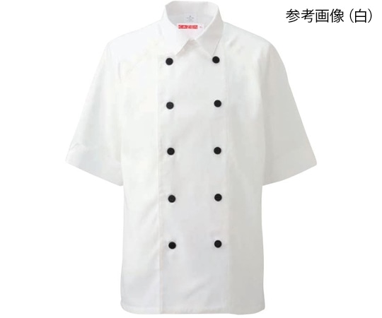 KAZEN コックシャツ(男女兼用) 白 3L 416-80 3L 1枚(ご注文単位1枚)【直送品】