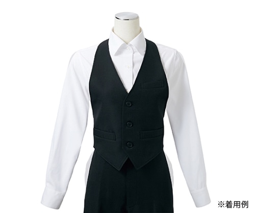 住商モンブラン カマーベスト 男女兼用 黒 GS6581-1 L 1枚（ご注文単位1枚）【直送品】