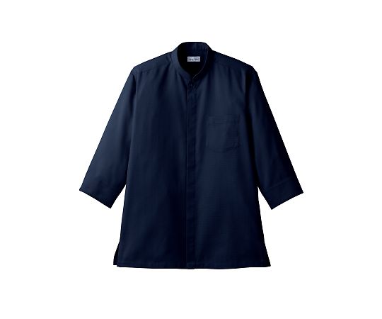 FACE 吸汗速乾スタンドカラーシャツ ネイビー L FB4556U-8 L 1枚（ご注文単位1枚）【直送品】
