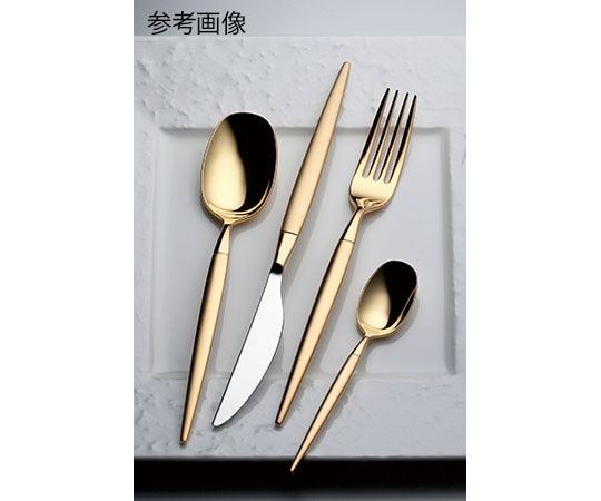 小林工業 LW No.12500 18-10ミルトア 金仕上 デザートフォーク 273344 1本（ご注文単位1本）【直送品】