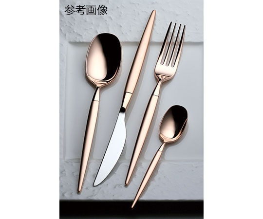 小林工業 LW No.12500 18-10ミルトア ピンクゴールド デザートフォーク 273356 1本（ご注文単位1本）【直送品】