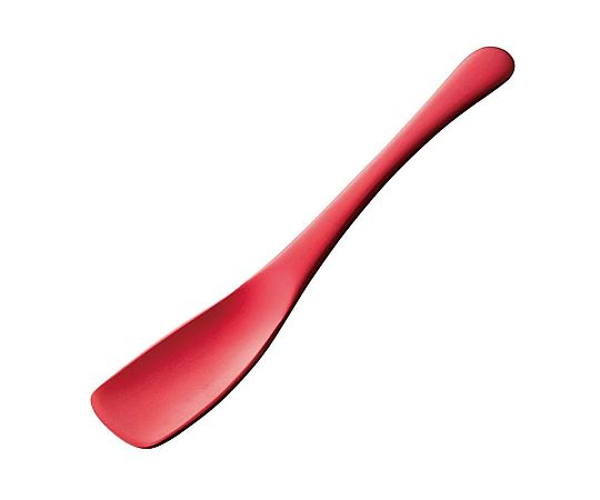 トーダイ すくいやすい アルミ アイスクリームスプーン レッド 01400355 1個（ご注文単位1個）【直送品】