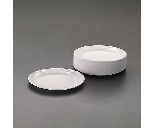 アズワン φ230mm 紙皿(50枚) EA912MB-5A 1ケース(ご注文単位1ケース)【直送品】