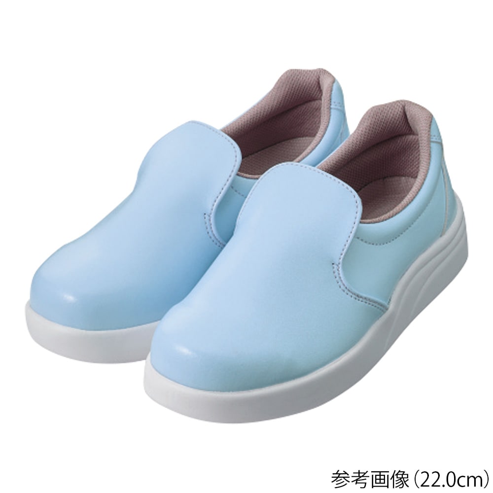 カゼン ワークシューズ スカイブルー 28.0cm 469-21 1足（ご注文単位1足）【直送品】