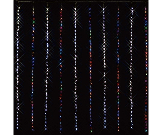 アズワン 【400球】LEDデラックスカーテンライト 屋外使用可 ホワイト/キャンディ 28-61-2-4 1セット(ご注文単位1セット)【直送品】