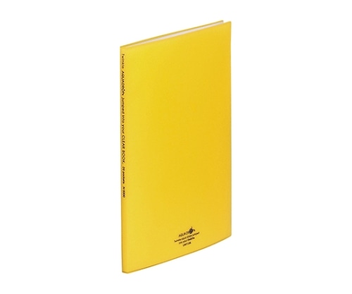 LIHITLAB AQUA DROPs クリヤーブック 5黄 N-5000 N5000-5 1冊(ご注文単位1冊)【直送品】