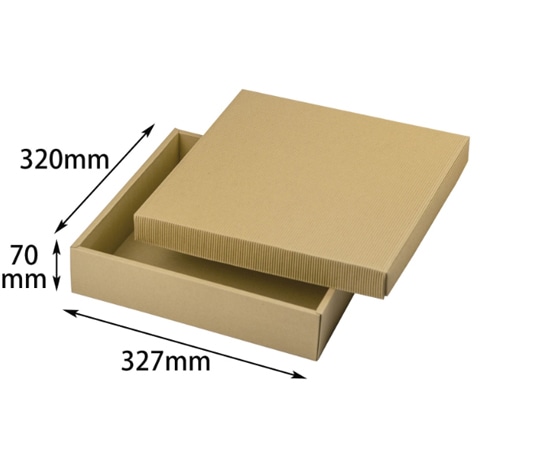 ヤマニパッケージ 贈答箱 ナチュラルBOX26号 ヒモ無 100枚 16-26N 1ケース(ご注文単位1ケース)【直送品】