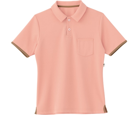 カーシーカシマ HEARTGREEN ポロシャツ V-CAT ITEM サーモンピンク SS HM2159 1枚（ご注文単位1枚）【直送品】