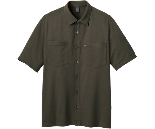 カーシーカシマ CAREAN 半袖ニットシャツ T/C KANOKO SHIRT カーキ MS CSY174 1枚(ご注文単位1枚)【直送品】