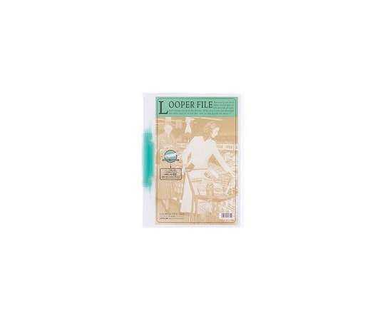 LIHITLAB ルーパーファイル A4S 緑 F-3006 1冊(ご注文単位1冊)【直送品】