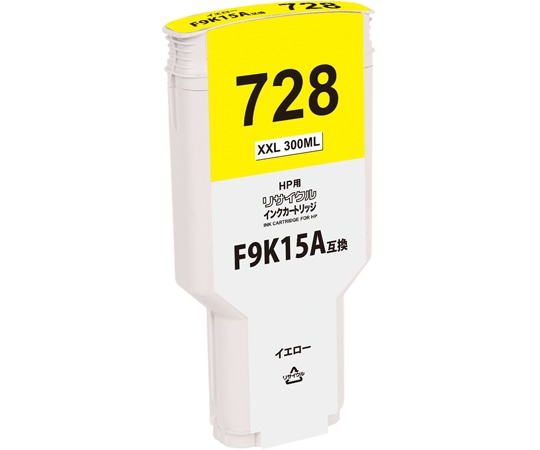 NinestAO HPリサイクルインク HP728 イエロー F9J69A RHP728XXLY 1本(ご注文単位1本)【直送品】
