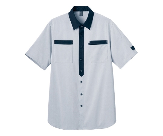 カーシーカシマ CAREAN 半袖ニットシャツ CODE TRICOT SHIRT ネイビー MS CSY170 1枚（ご注文単位1枚）【直送品】