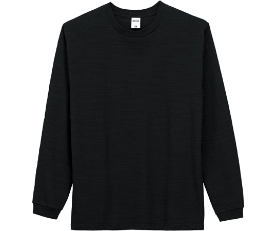 ボンマックス スラブ長袖Tシャツ ブラック XL MS1168 1枚(ご注文単位1枚)【直送品】